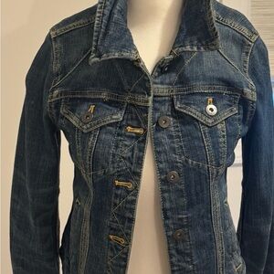 Anthropologie Blue Jean Jacket